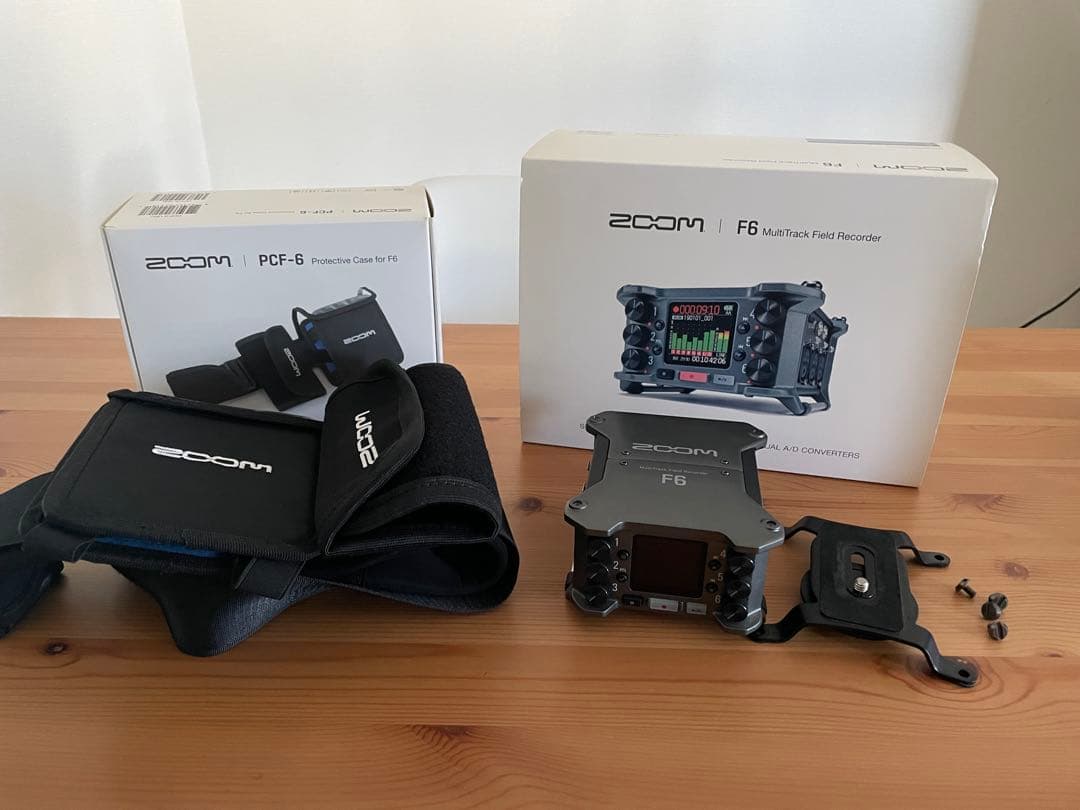 ZOOM F6フィールドレコーダー+PCF-6プロテクティブケース(純正箱あり)