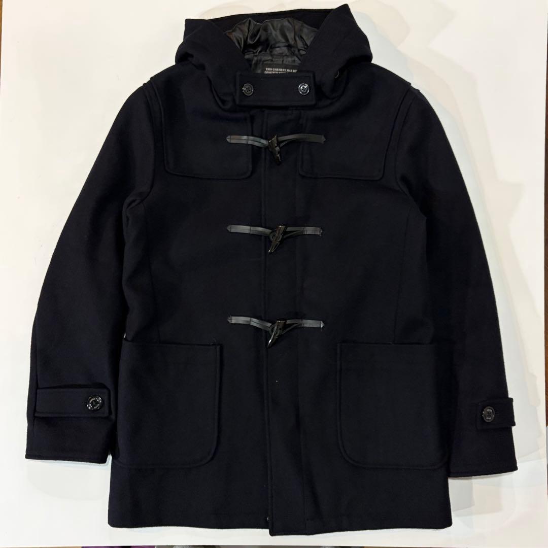 SILAS サイラス カシミヤ混 ウールダッフルコート ネイビー M