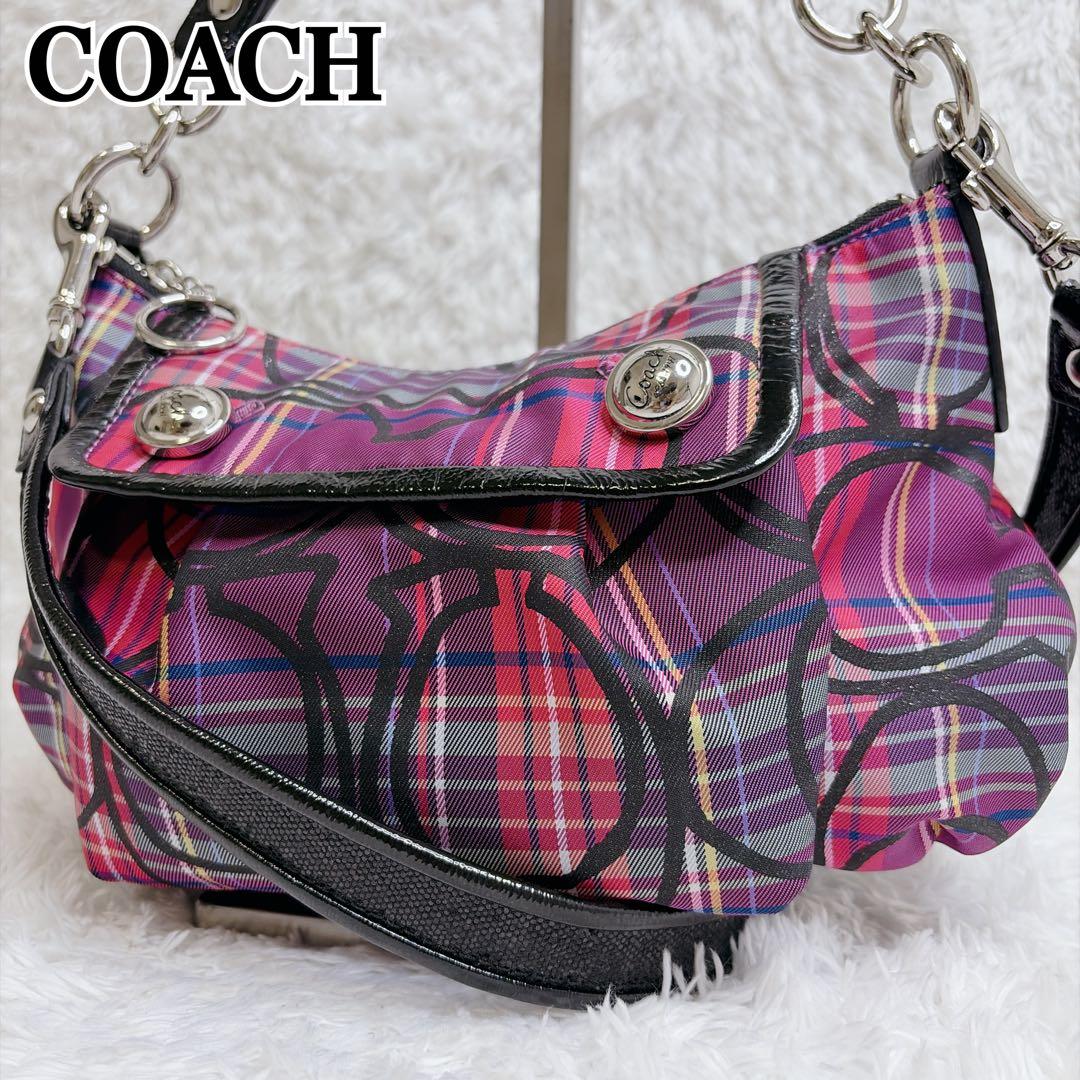 バッグ Coach 2way POPPY Shoulder Bag y2k