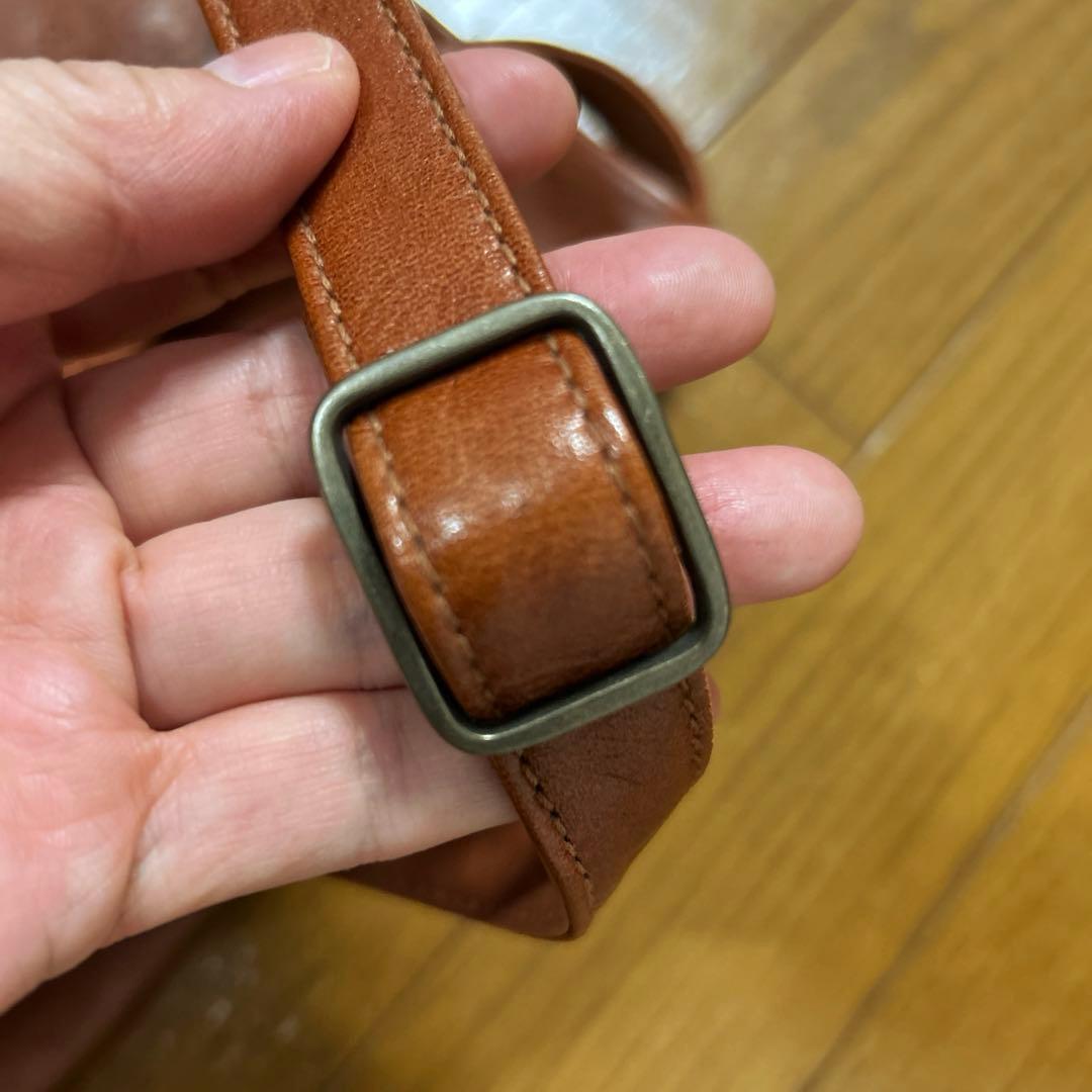 genten ノマディックホース 本革 レザー ショルダーバッグ