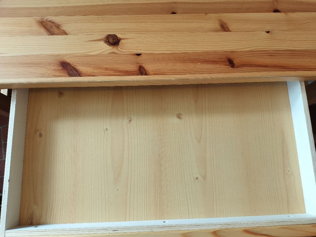 美品 無印良品 MUJI パイン材 デスク 幅86×奥58×高70