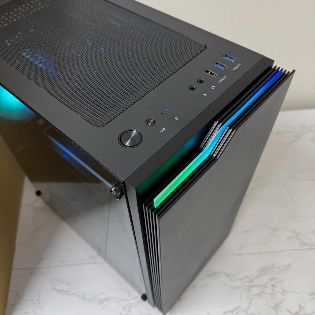 【即納激安ブラックモデル】RX5700XT搭載ゲーミングPCフルセット✨2