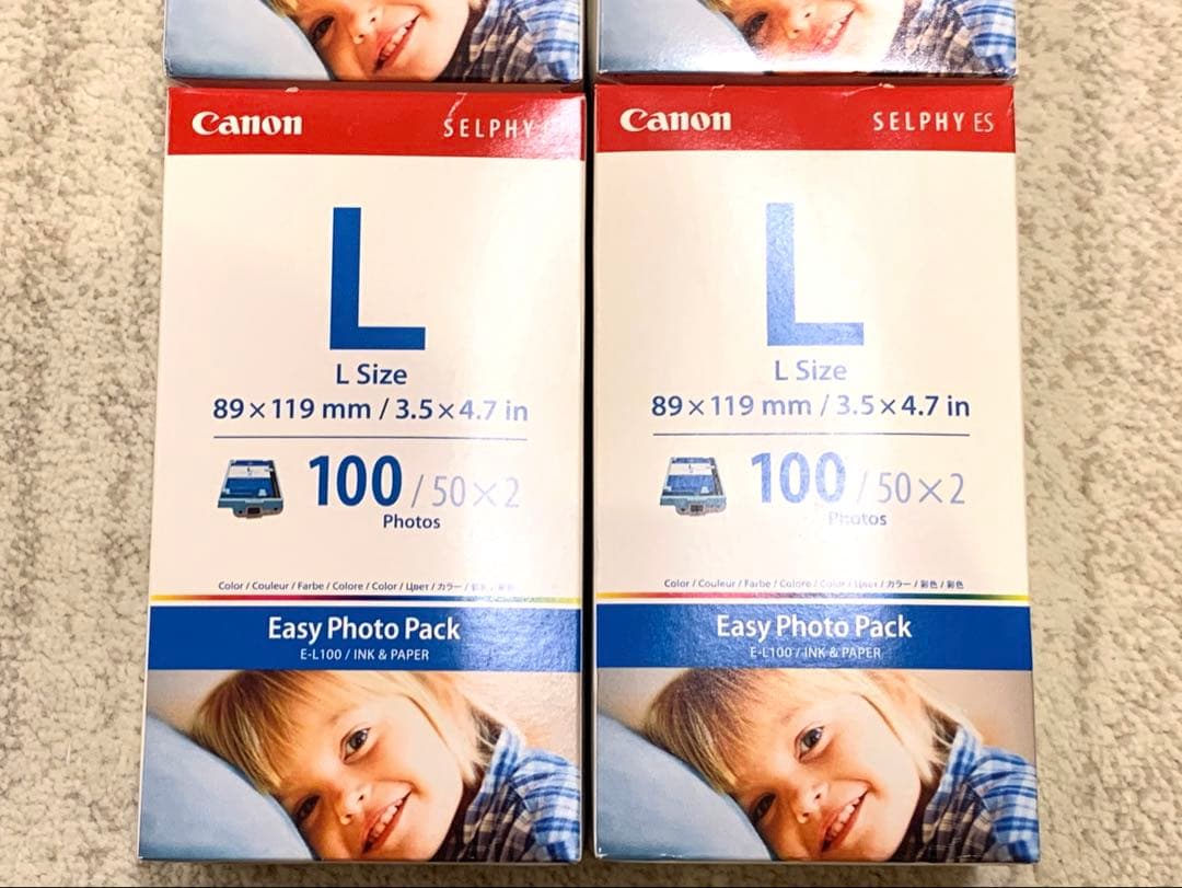Canonキャノン 純正イージーフォトパック Lサイズ E-L100 計450枚