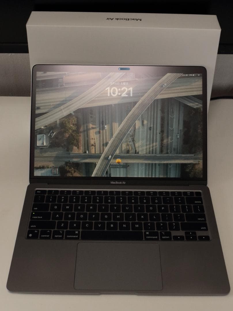 M1 Macbook Air メモリ8GB スペースグレイ 512GB US配列