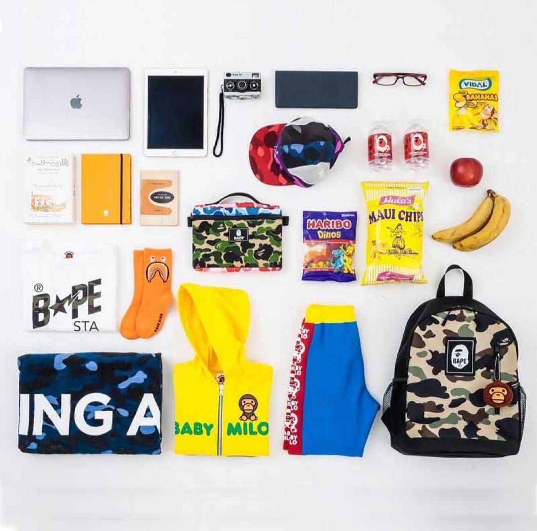 BAPE KIDS◆A BATHINGアベイシング エイプバックパック＆チャーム