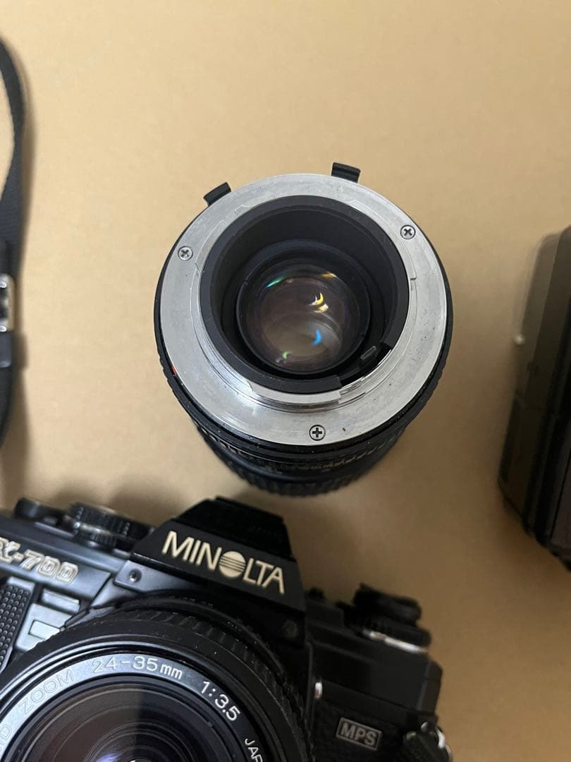 MINOLTA X-700 動作未確認　レンズ付き　ストロボ付き