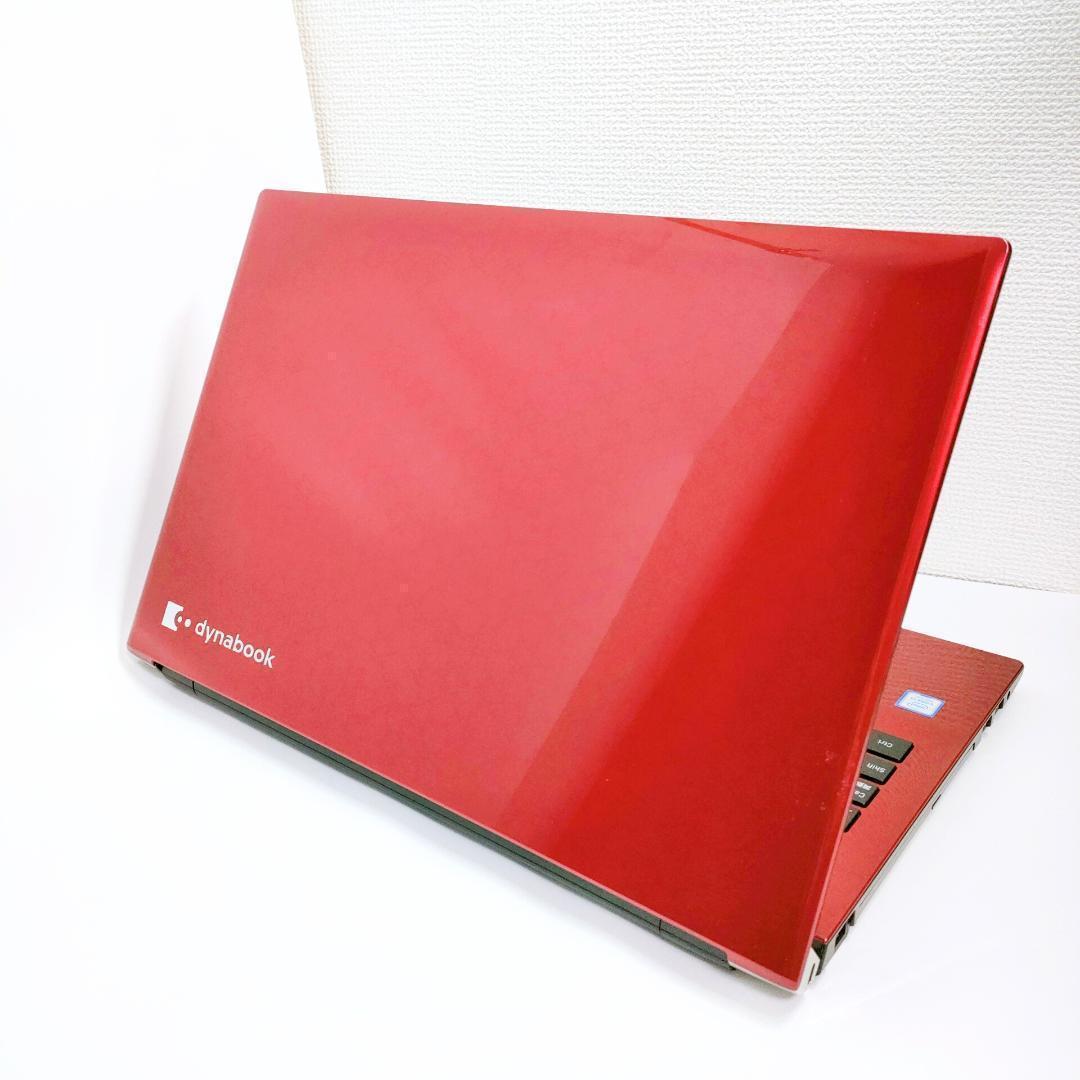 第8世代i3✨️Windows11 SSD512GB オフィス 赤ノートパソコン