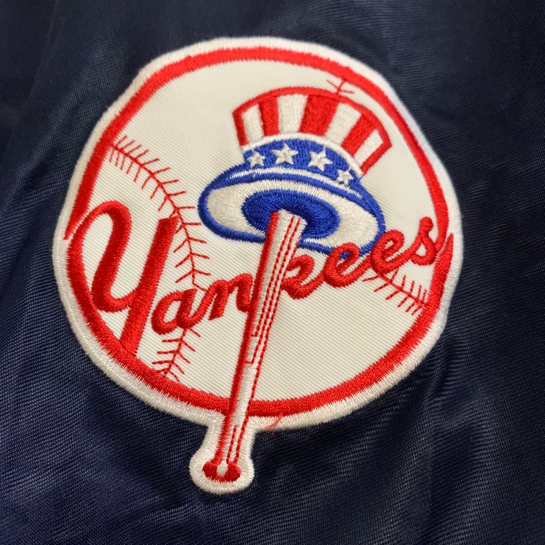 Yankees スタジャン　ナイロン　ヤンキース　サイズL