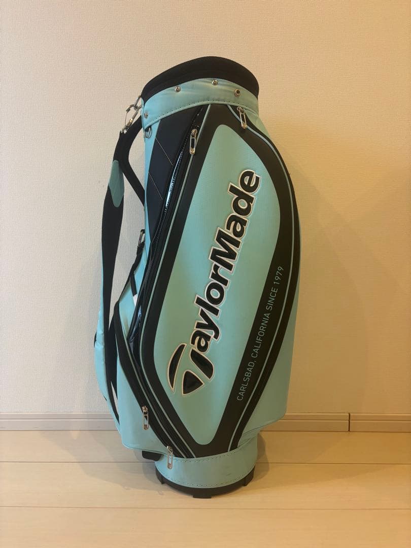 TaylorMade ゴルフバッグ 水色 4分割収納 ゴルフ