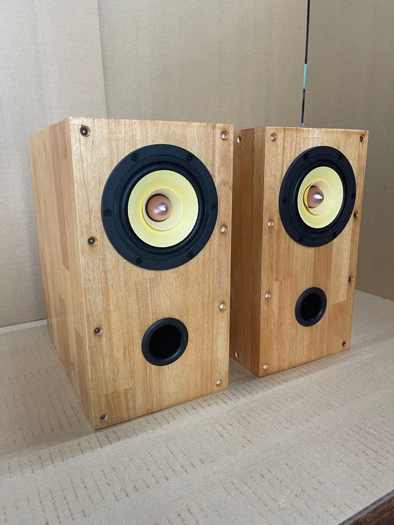wooden5バスレフバックロード　自作スピーカー