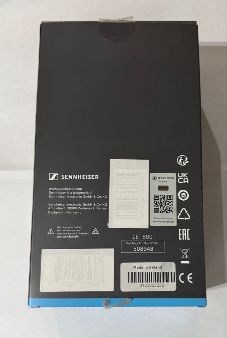 Sennheiser IE 600 右から音が出ません。　ジャンク　最終価格