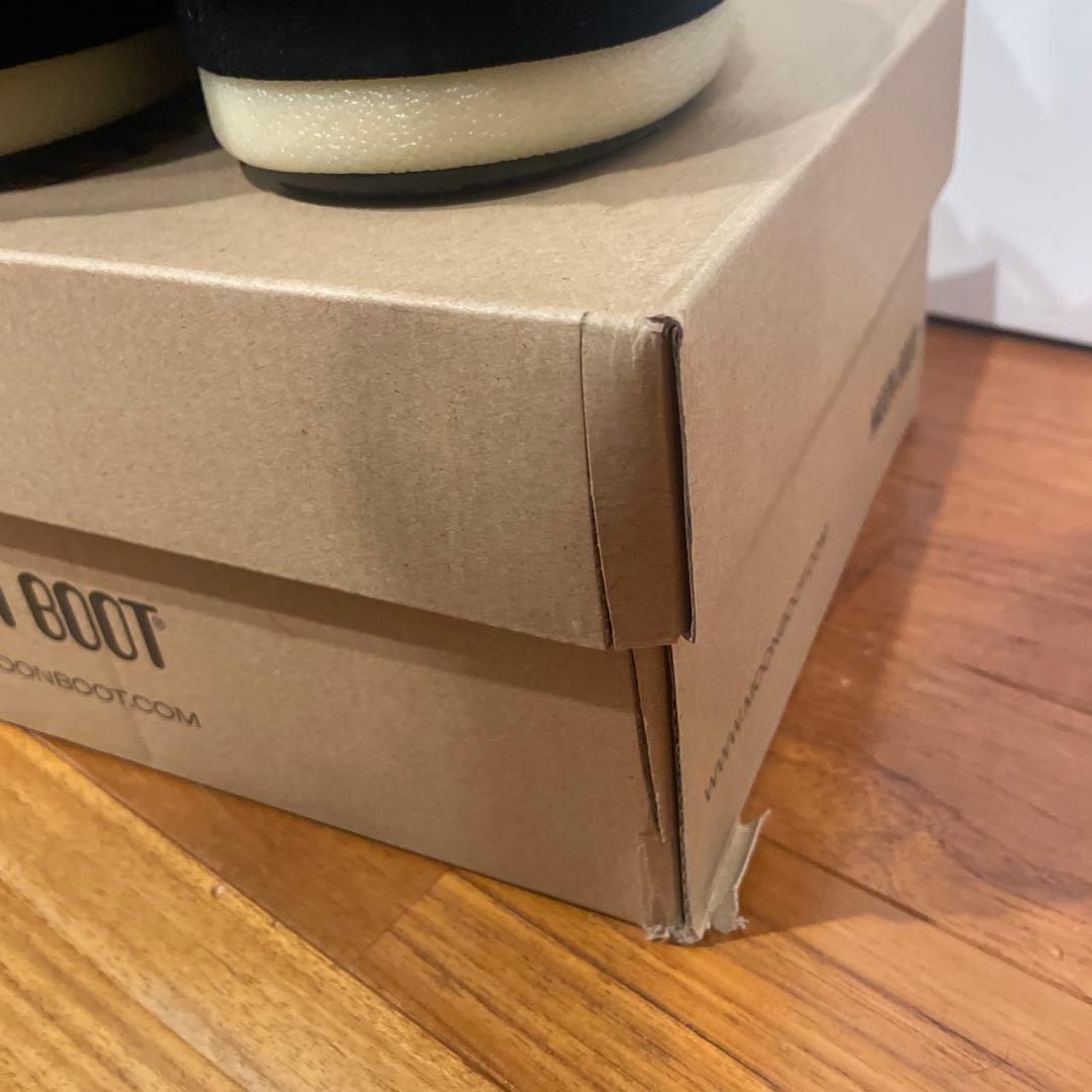 MOON BOOT ムーンブーツ　ブラック ビーズ付き　美品　モカシン