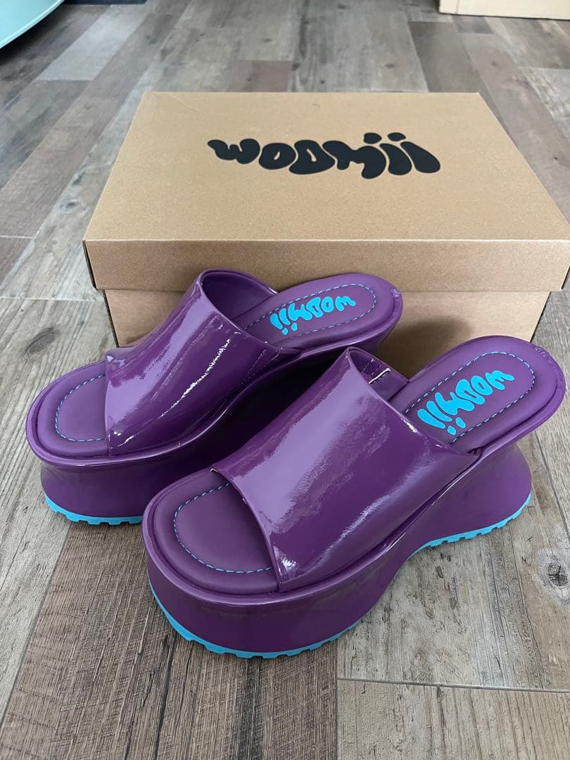 WOOMII コレット パープル クリンクル　37 試し履きのみ