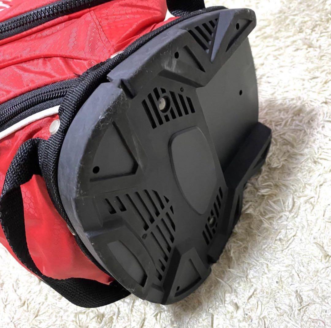 Srixon 赤 キャディバッグ スタンド式