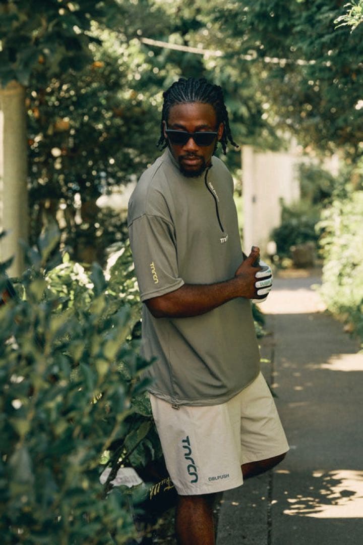 TNRCN EVERCORE HALF-ZIP TEE サイズL