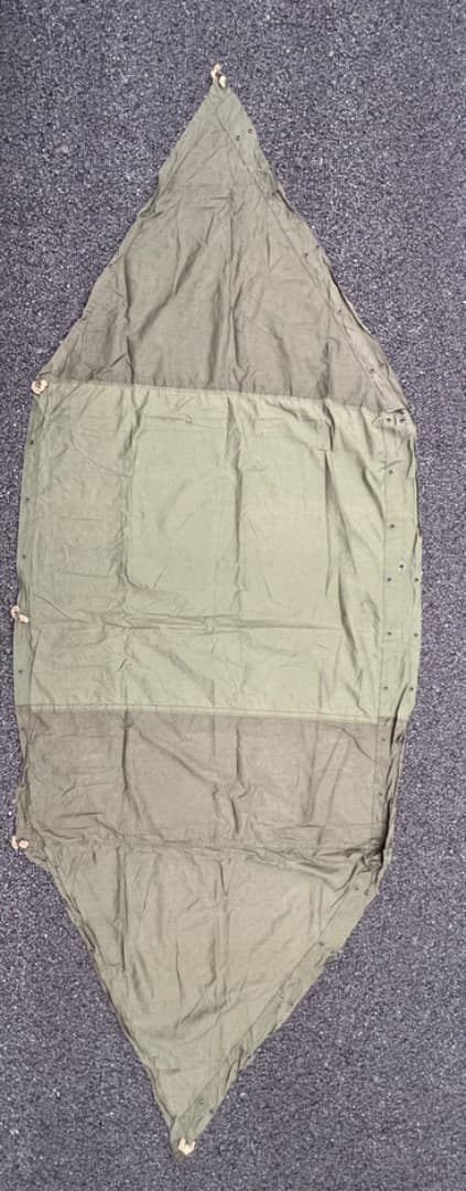 米軍 軍幕　US パップテント 70年代　シェルターハーフ #16
