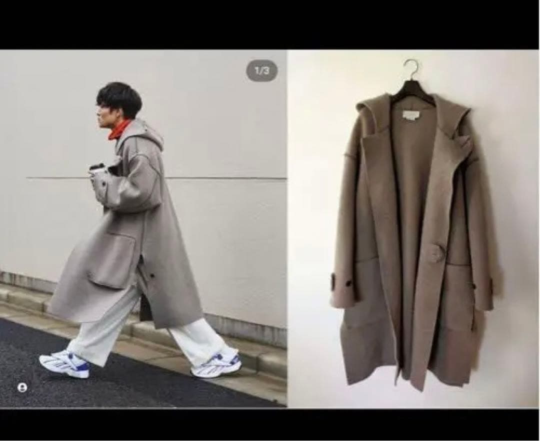 ジャケット・アウター YOKE 7G Milano Rib Hooded Coat