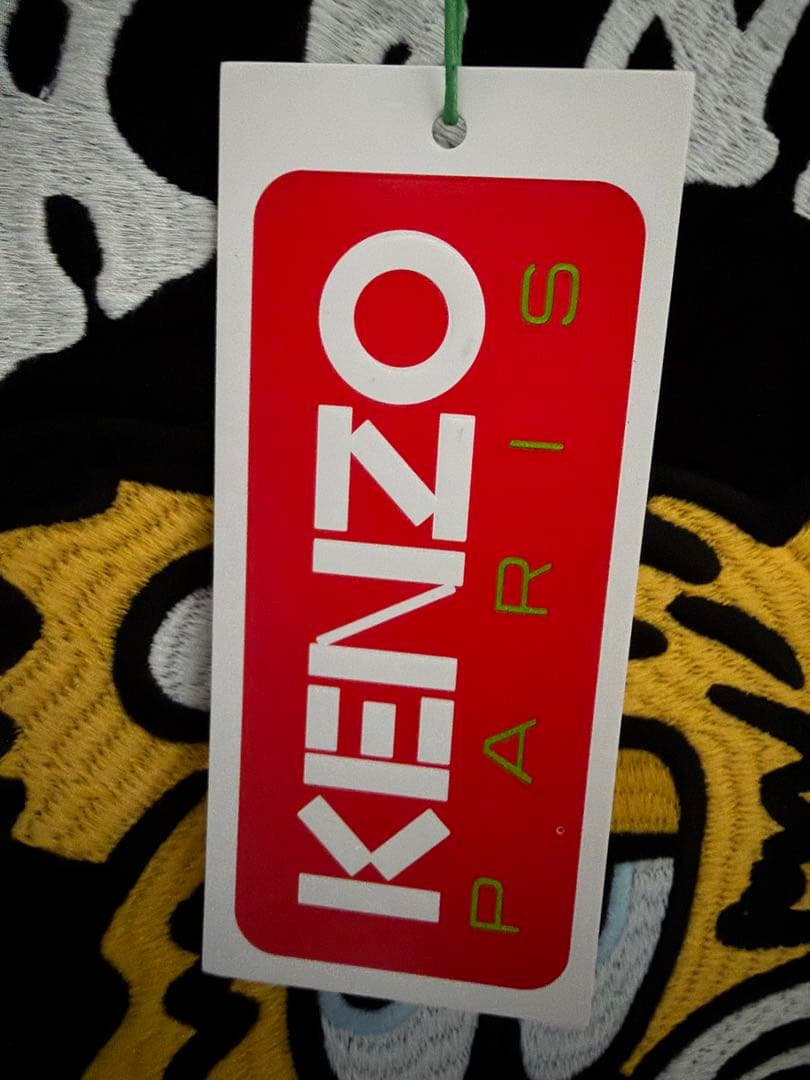 KENZO トラ刺繍 スウェット L 黒