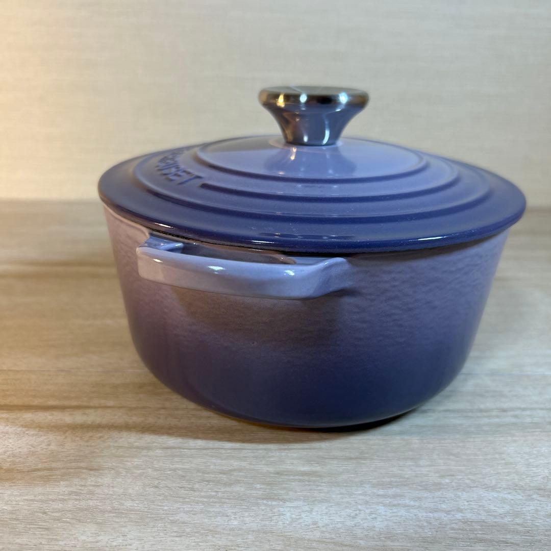 ルクルーゼ　ココットロンド　18cm ブルーベルパープル 両手鍋　鍋