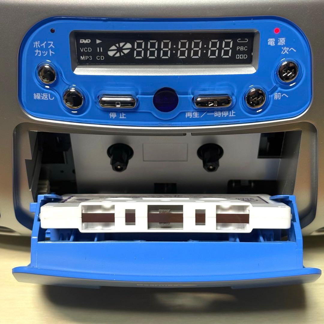 DVDラジカセ 簡単カラオケセット DVD-721VC 未開封DVD15枚付き