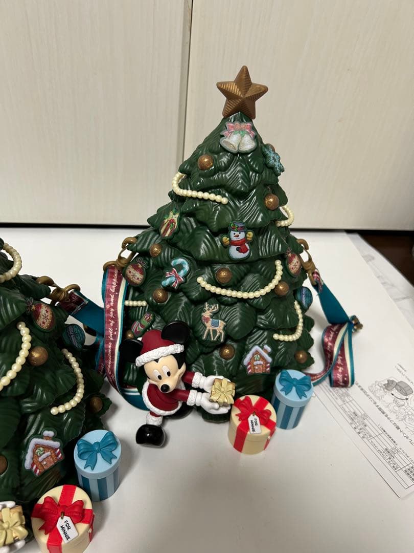 ディズニークリスマス　ポップコーンバケツ　ツリーポップコーンバケツ　2個セット
