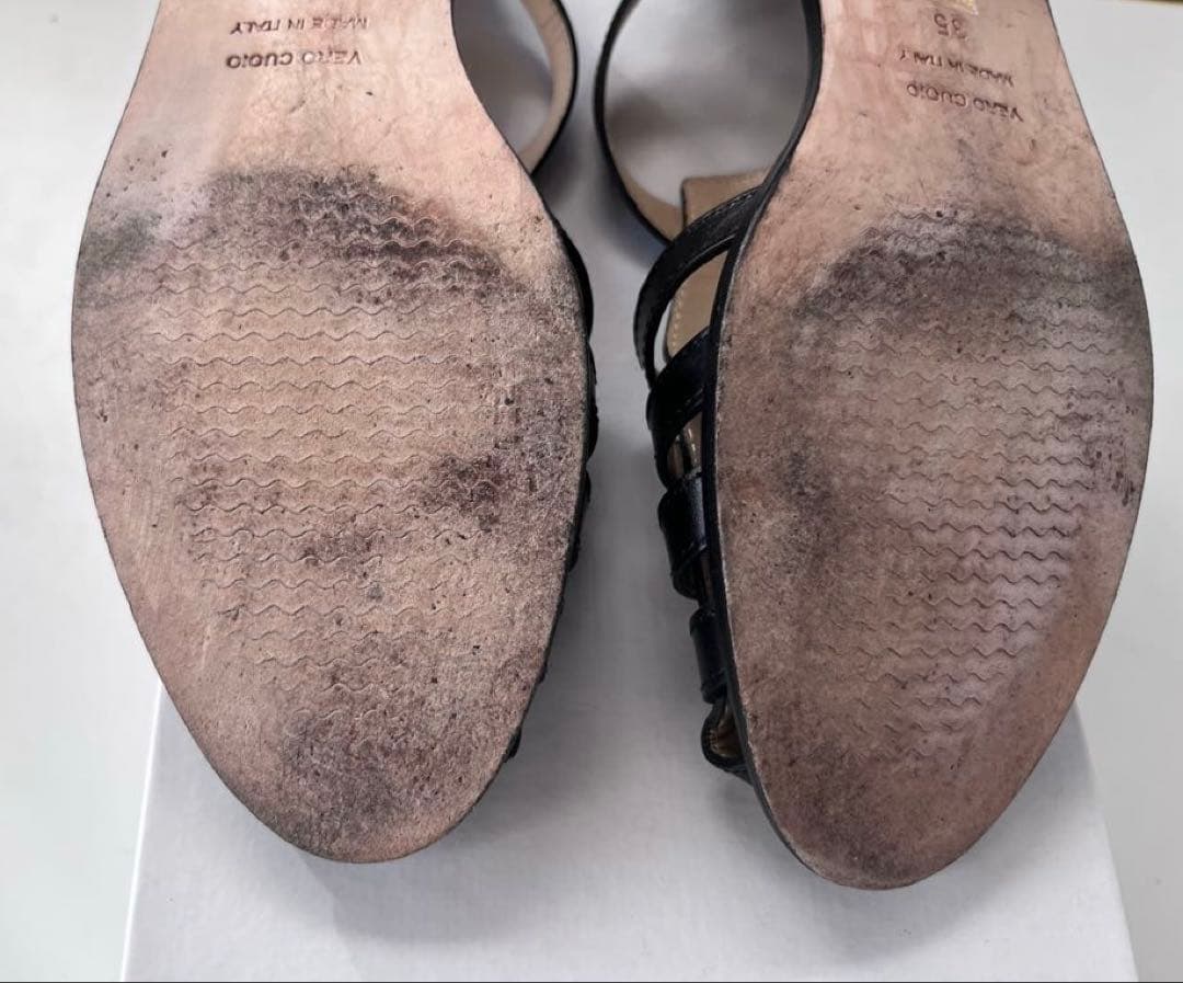 Steven Alan スティーブン アラン　レザー メッシュ サンダル 35