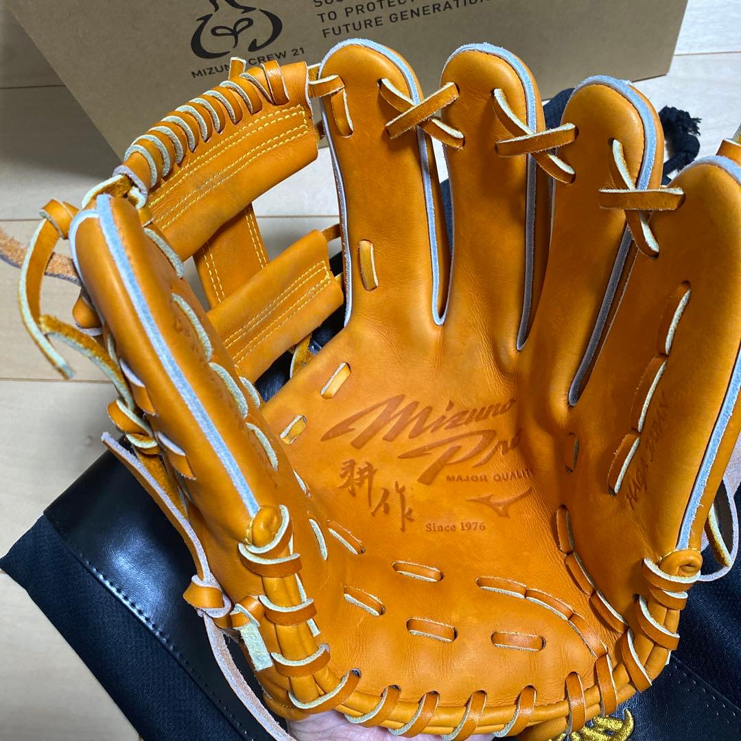 特別モデル　岸本耕作　ミズノプロ　1AJGH92603　硬式用　内野手用　坂本型