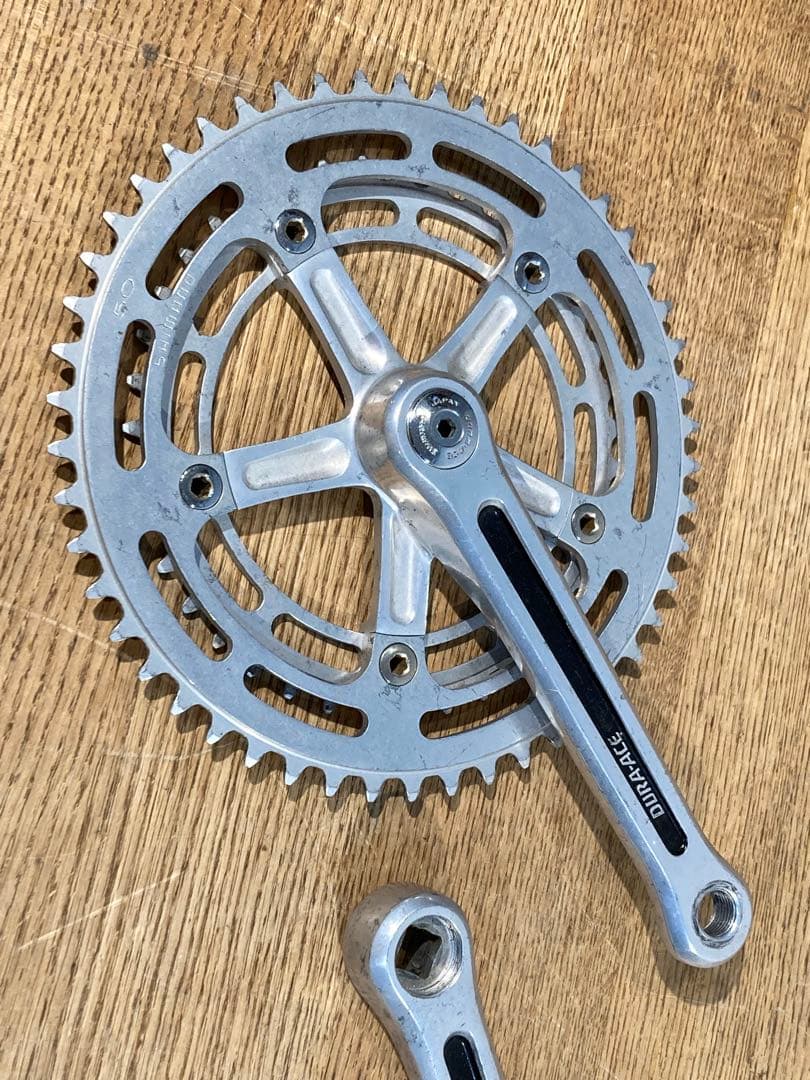 ビンテージ デュラエース DURA-ACE ダブル 50t 39t 165 オー