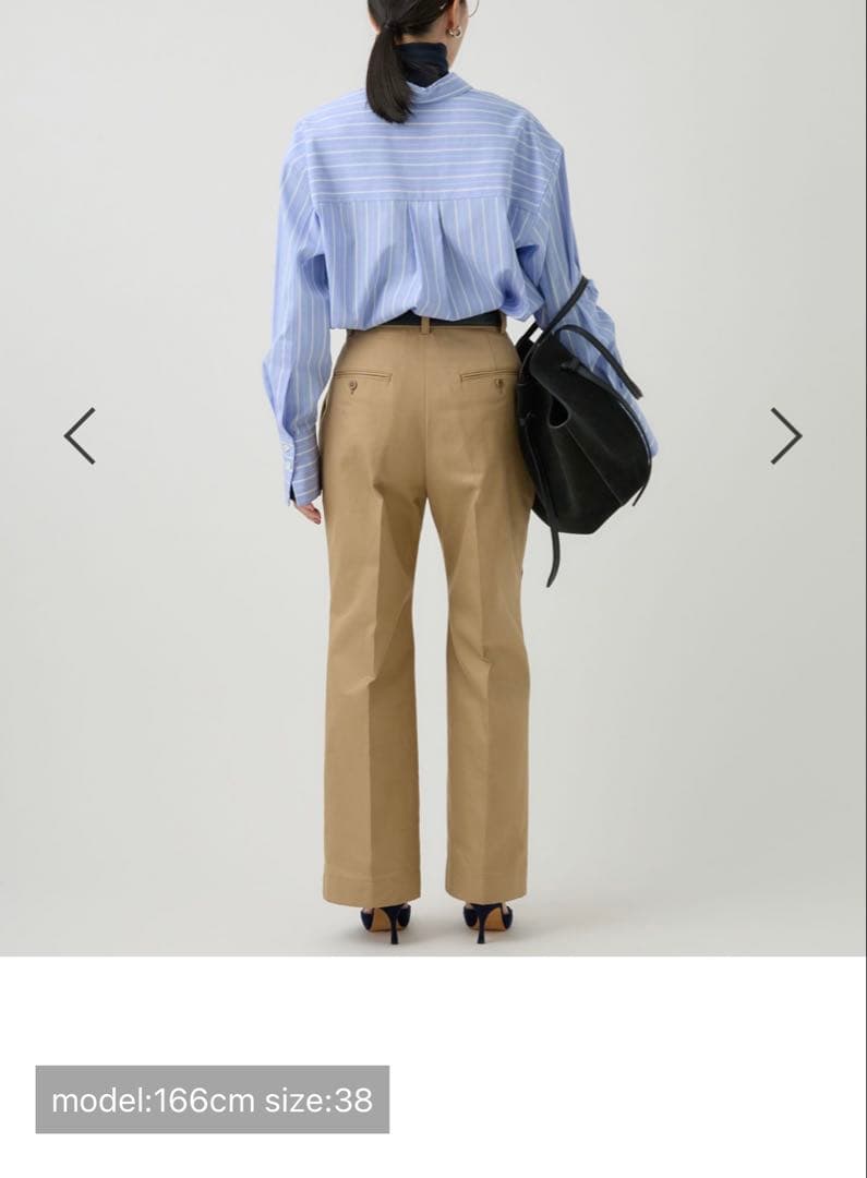 chaos ツータックチーノパンツ　38【新品】