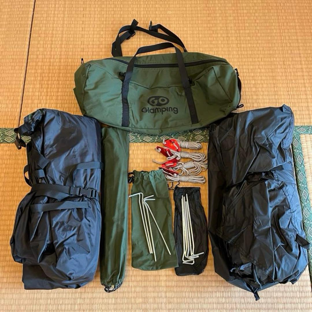 鈴*隼様 GO Glamping コットテント【SKY EYE CT】＋専用フラ
