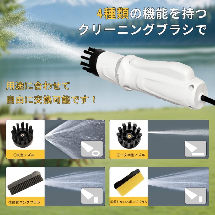 ルチクリーナー 折りたたみ式 コードレス 12Lタンク ハンディウォッシャー