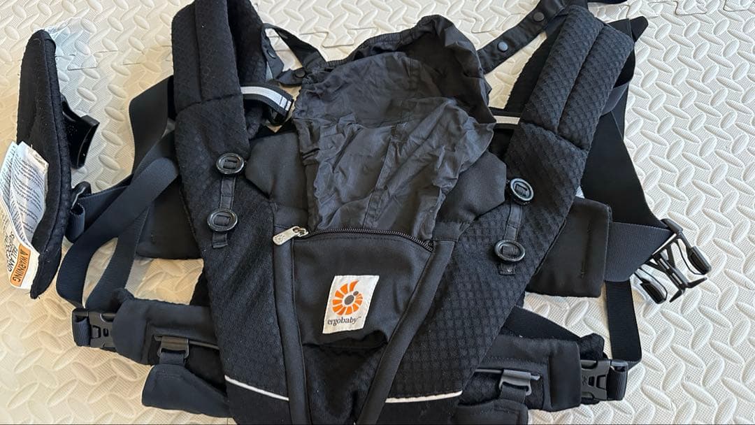 【美品】エルゴベビー　オムニブリーズ　抱っこ紐 オニキスブラック