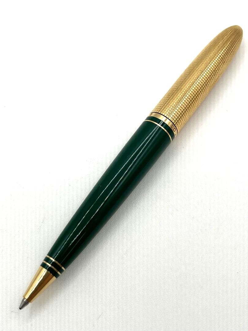 【ルィヴィトンボールペン　ドックラッカー】　N7662 筆記用具　緑　ゴールド