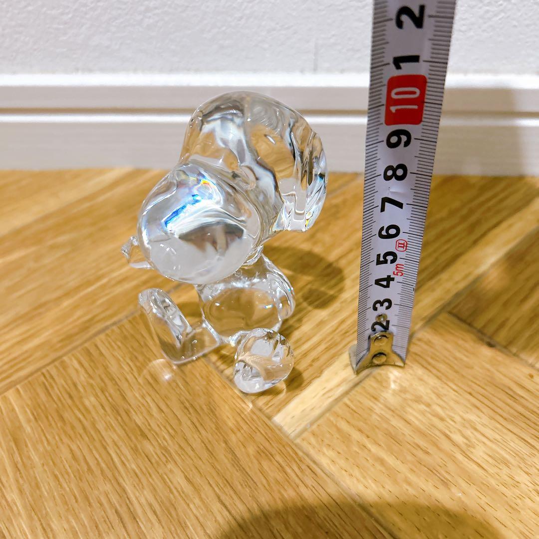 バカラ　Baccarat　SNOOPY フィギュリン ウェルカム スヌーピー
