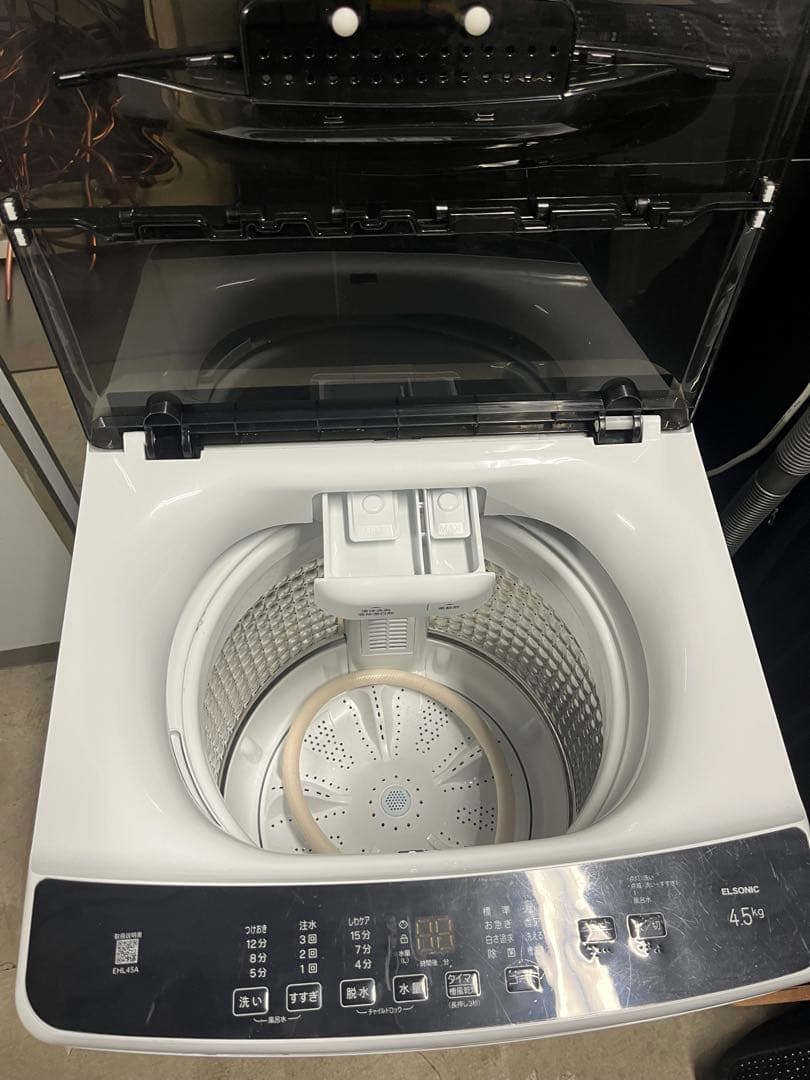 2023年製 ELSONIC 全自動洗濯機EHL45A 4.5kg一人暮らし用T