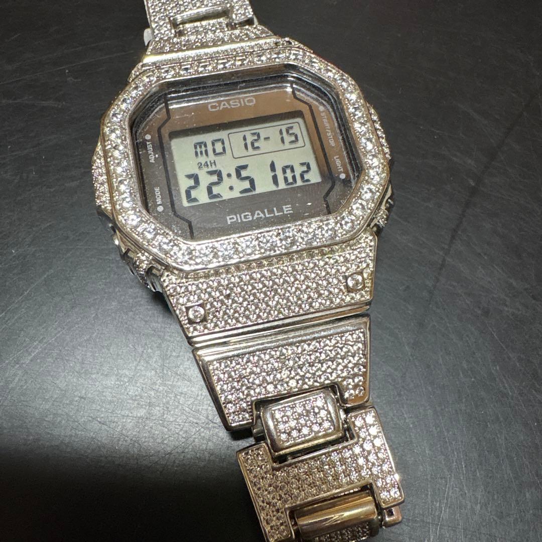CASIO G-SHOCK PIGALLE スワロダイヤカスタム デジタル腕時計