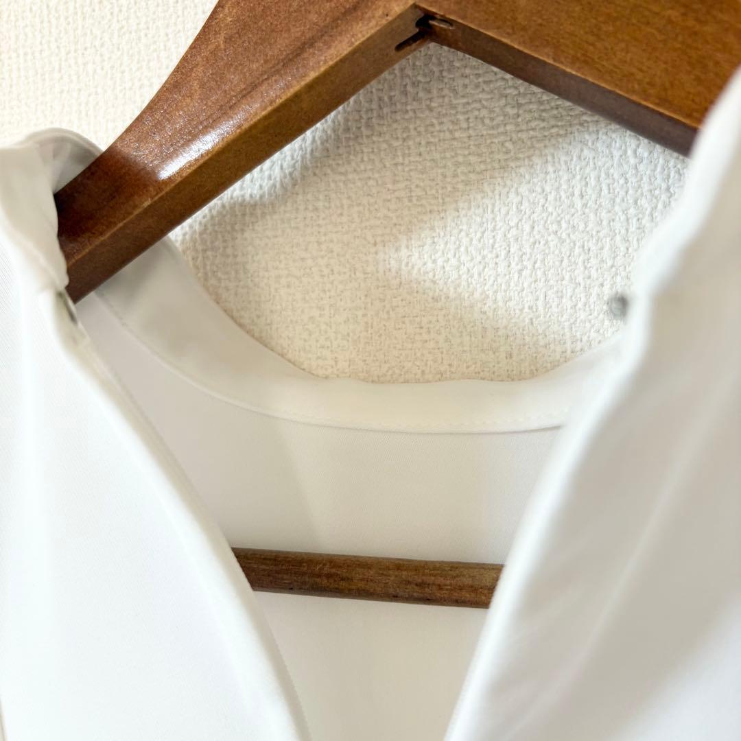 2024✨エンフォルド PEツイル ドレープ プルオーバー 長袖ブラウス 38