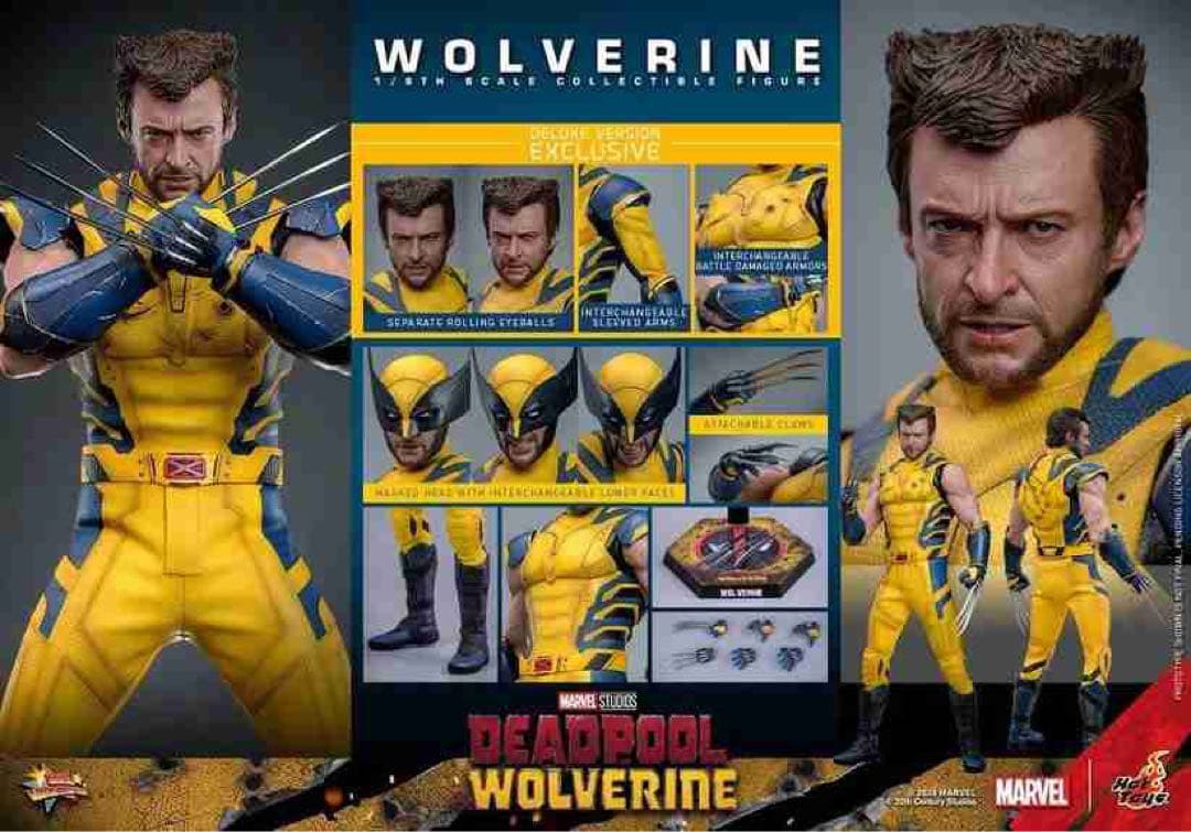 デラックス版 ウルヴァリン フィギュア hottoys ホットトイズ