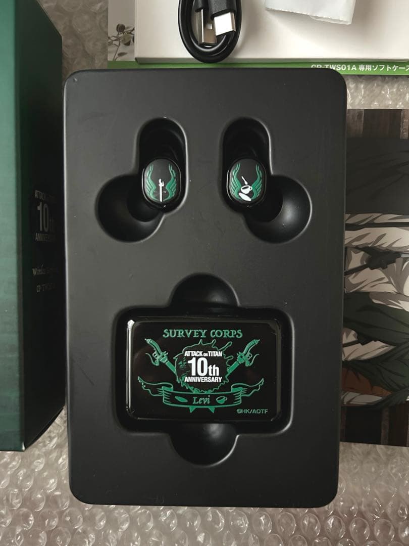 進撃の巨人 ONKYO Bluetoothイヤホン リヴァイモデル