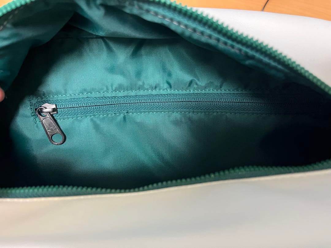 ち*び様 adidas×Bogey Boys ボストンバッグ ホワイト/グリーン