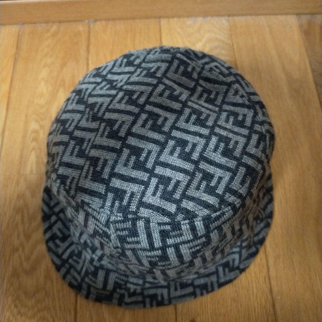 ✨美品✨Fendi FFロゴ バケットハット グレー系