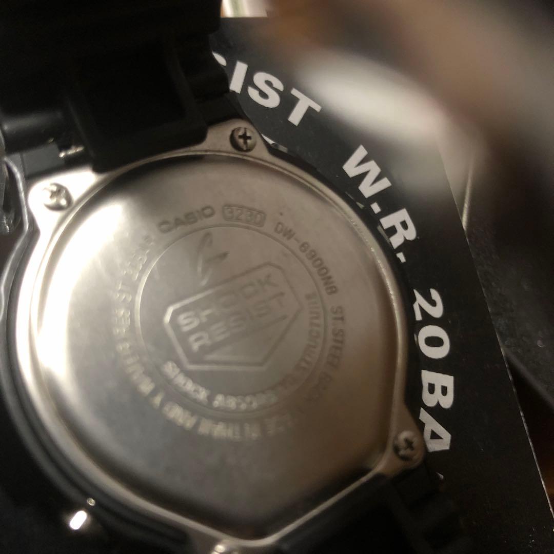 G-SHOCK DW-6900NB-1DR BKラバー 海外モデル ブラック