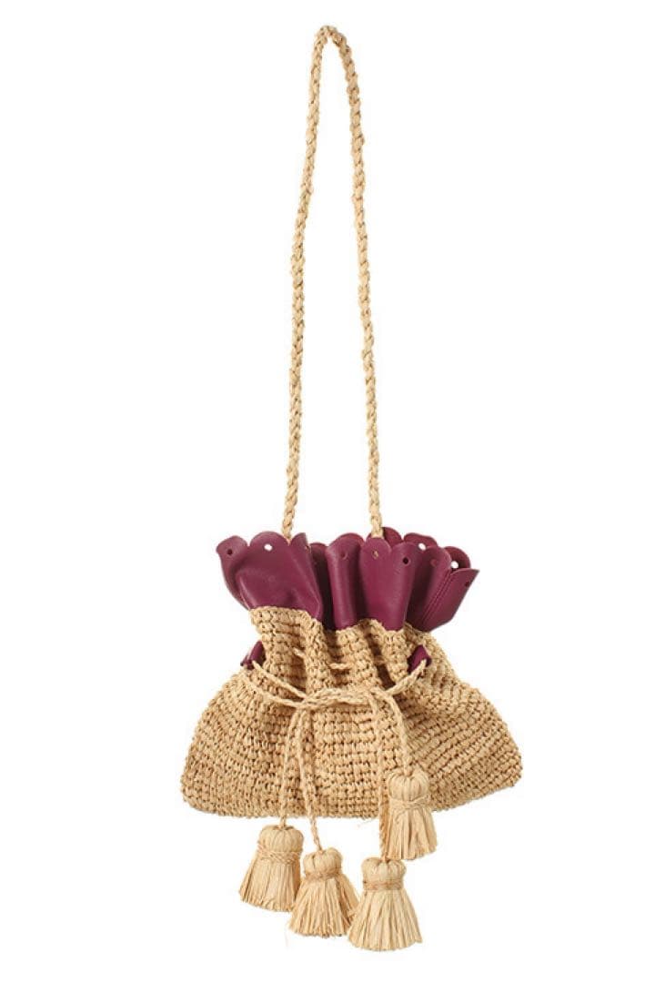 ☆MAho出品LUDLOW ラドロー レザースカラップ巾着 新品未使用品