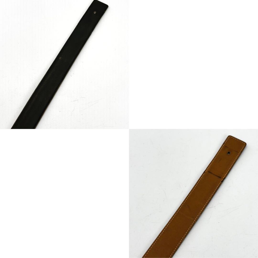 エルメス　コンスタンス　ベルトのみ　ブラック　リバーシブル　レディース　レザー