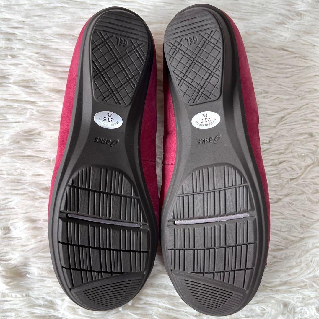 【新品未使用】ペダラ　エナメル　スエード　ローヒールパンプス　バレエシューズ