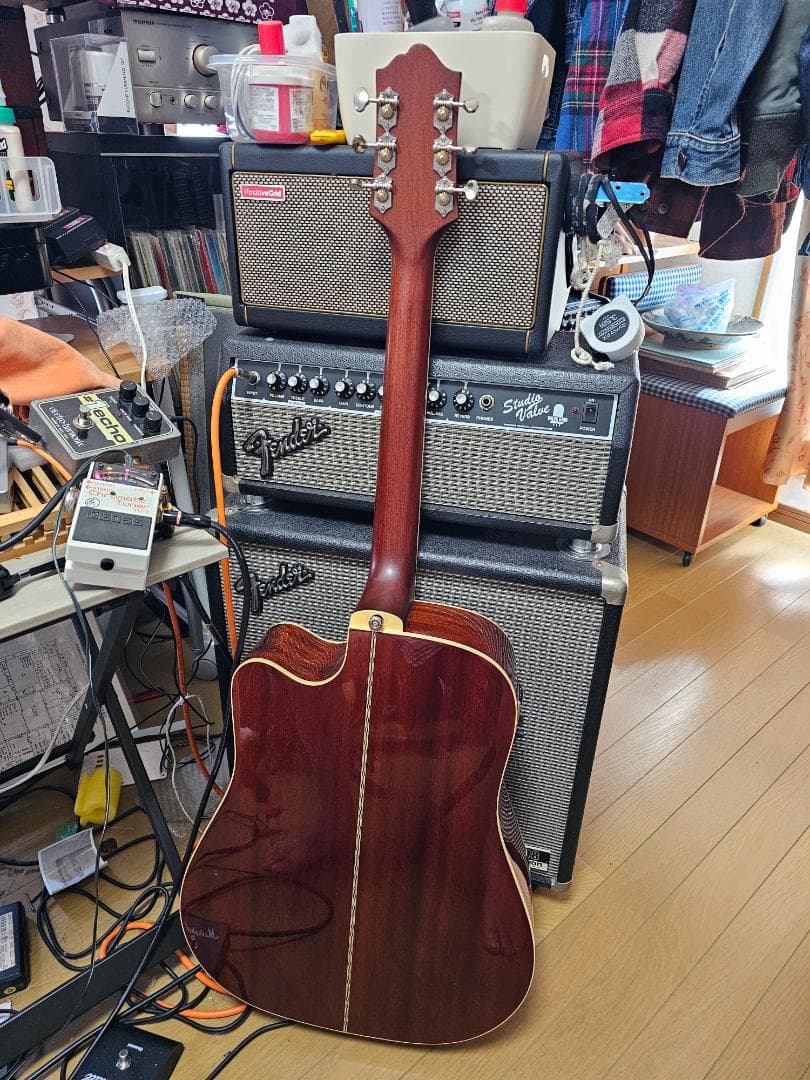 美品 オール単板 エレアコ エピフォン DR-500 MCE