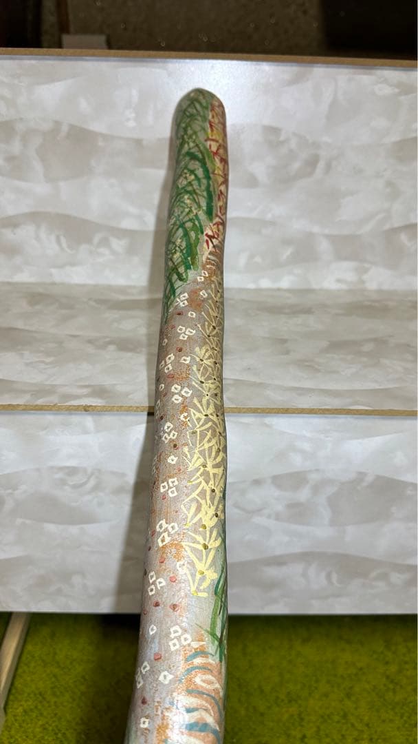 着物の絵付け師/逸品/ひょうたん/瓢箪/オブジェ/縁起物/組紐付き