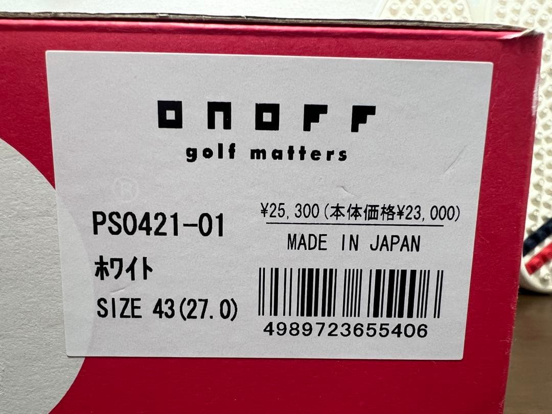 オノフ × パトリック ゴルフシューズ PS0421