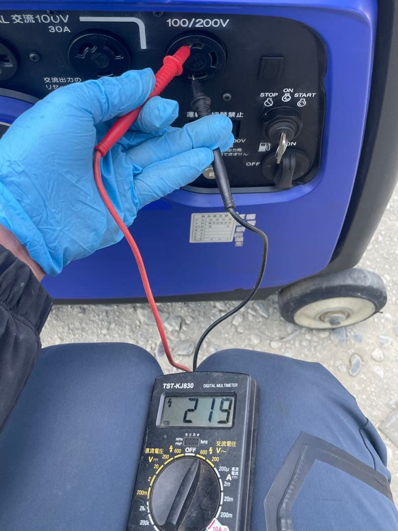 YAMAHA EF5500iSDE 発電機インバーター式 アワーメーター19時間