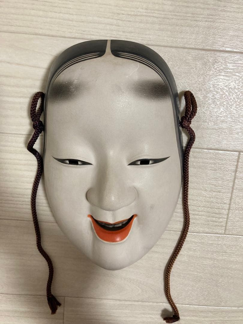 希少　能面　小面　美術品　伝統工芸品　アンティーク